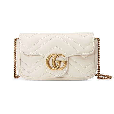 shoulder bag gucci white|gucci usa outlet shoulder bags.